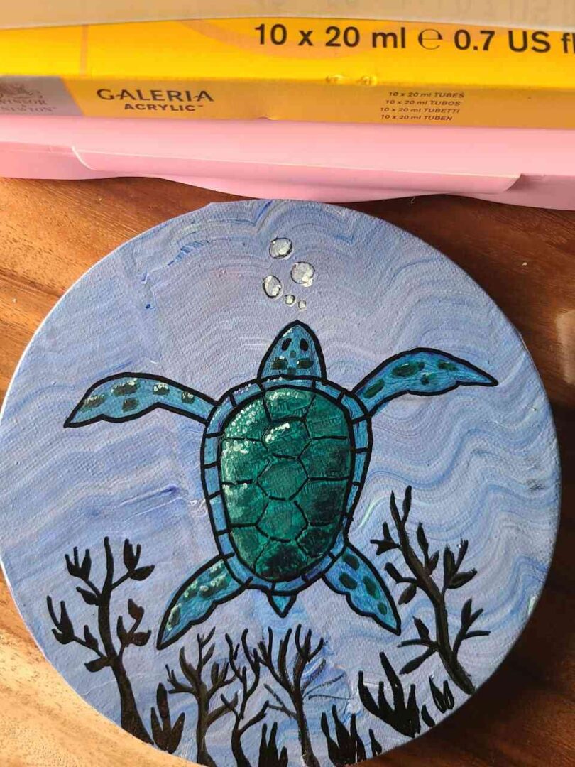 How to Paint Sea Turtles 15 Beautiful Tutorials (Acrylic, Watercolor