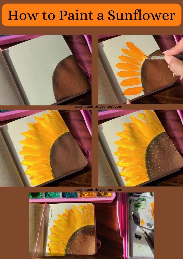 How to Paint a Sunflower