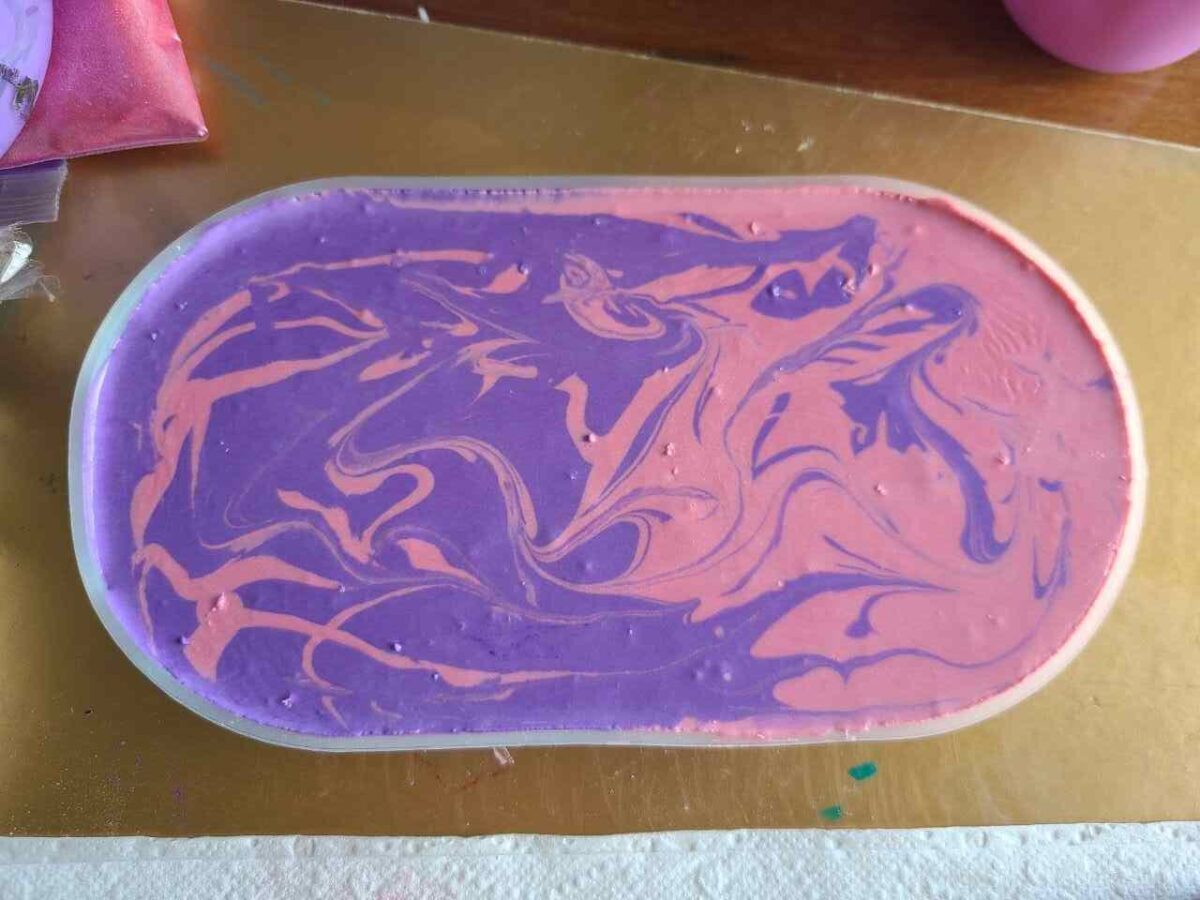 How to Use Jesmonite To Make Cute Tray for Jewelry Acrylic Painting