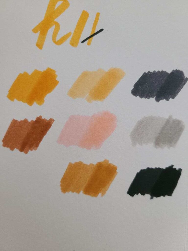sakura koi brush pen review colors