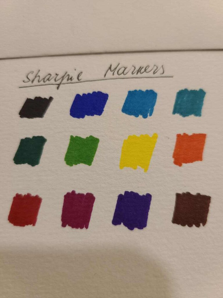 Sharpie Markers Review colors