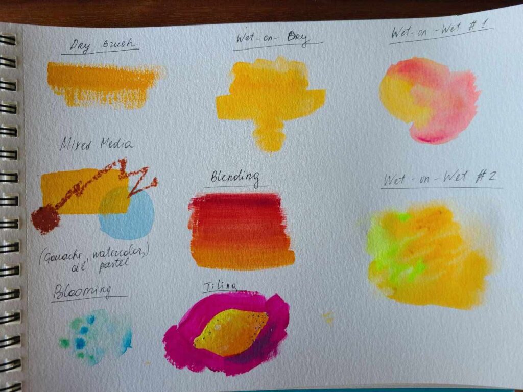 gouache techniques