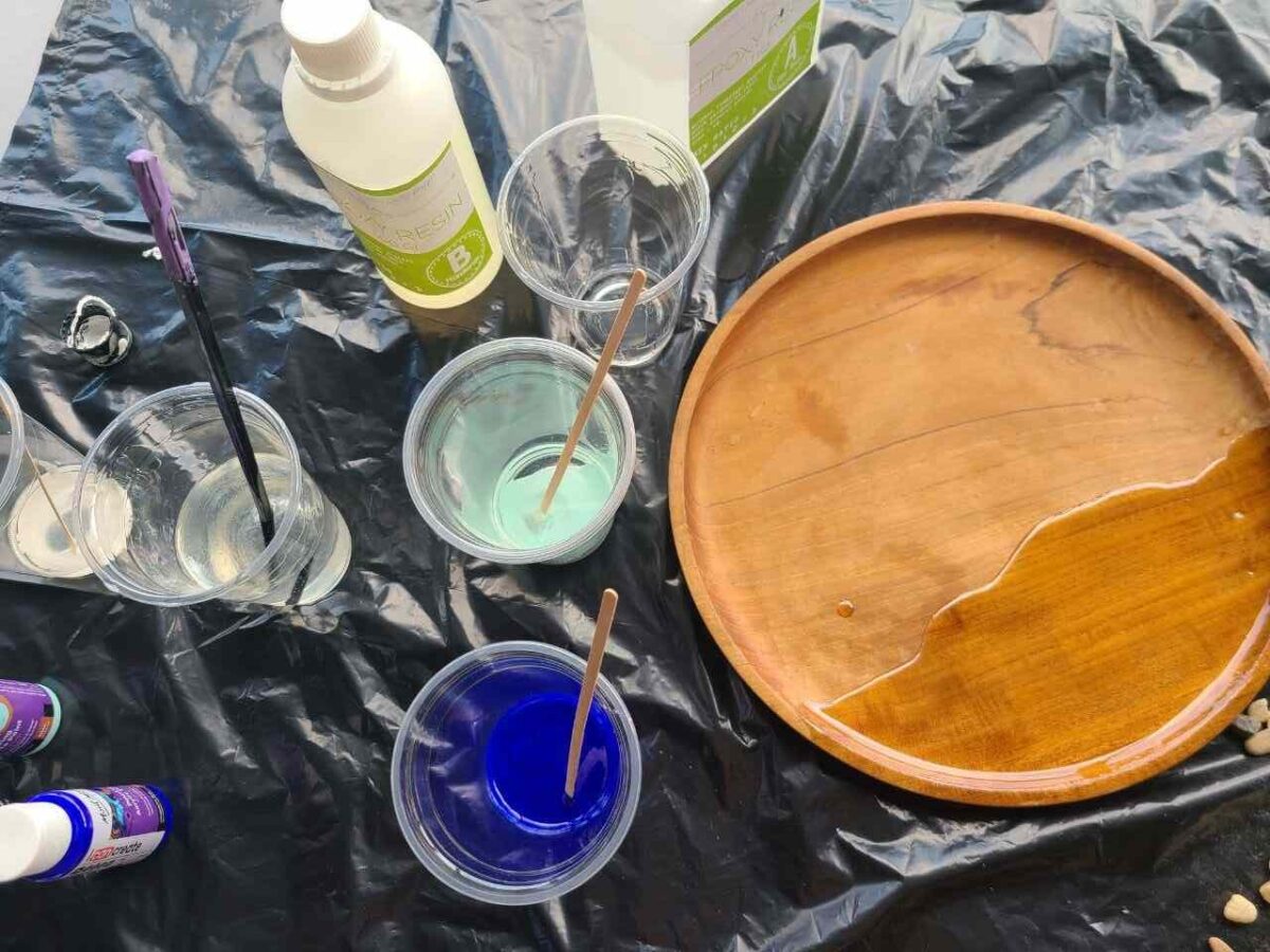 How to Make Ocean Resin Art on Wood [StepbyStep Tutorial] Acrylic