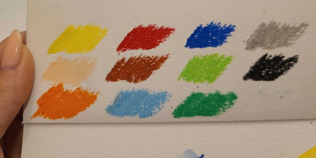 Artist Color oil pastel crayons cardboard box of 12