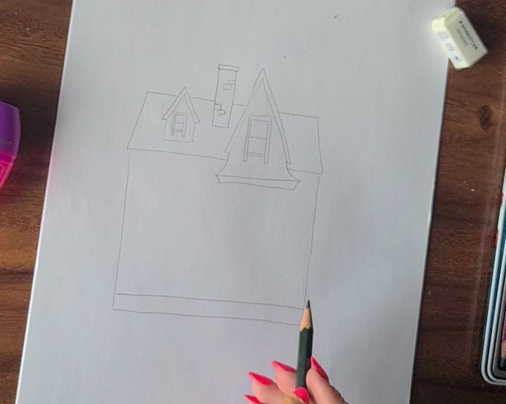Easy Up House Drawing Step By Step 11