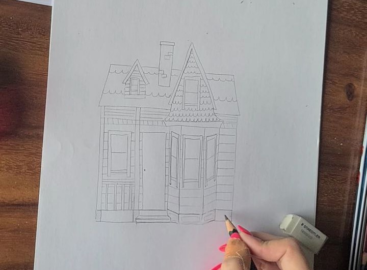 Easy Up House Drawing Step By Step 24