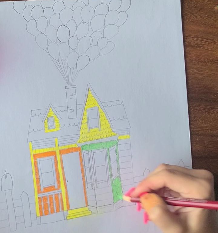 Easy Up House Drawing Step By Step 28