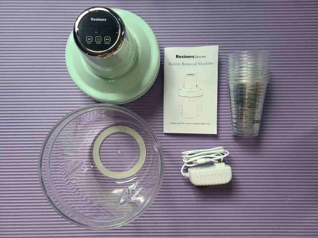 Resiners Airless Bubble Removal Machine: Compact, User-Friendly