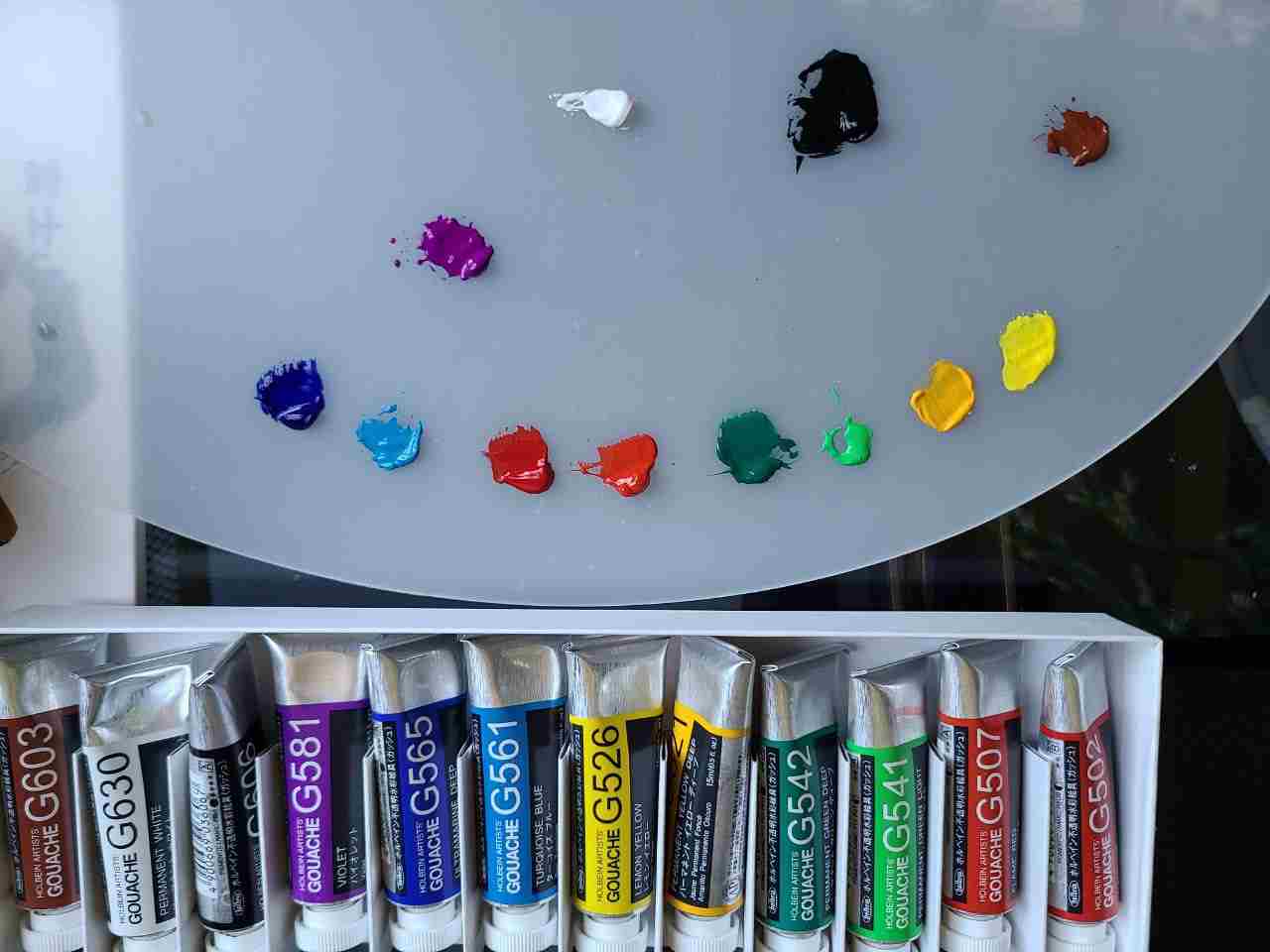 My Holbein Artist's Gouache Review I Put It To Test Acrylic Painting