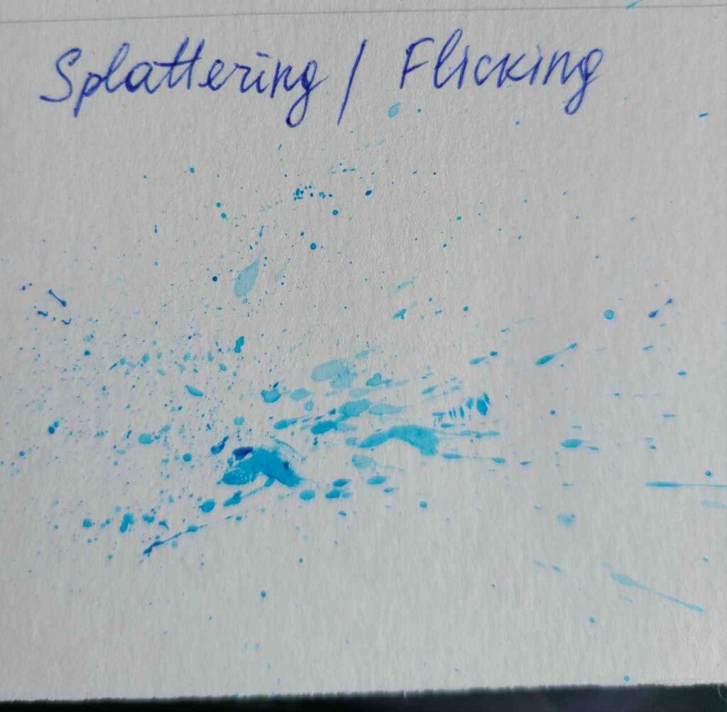 acrylic painting techniques flicking splattering