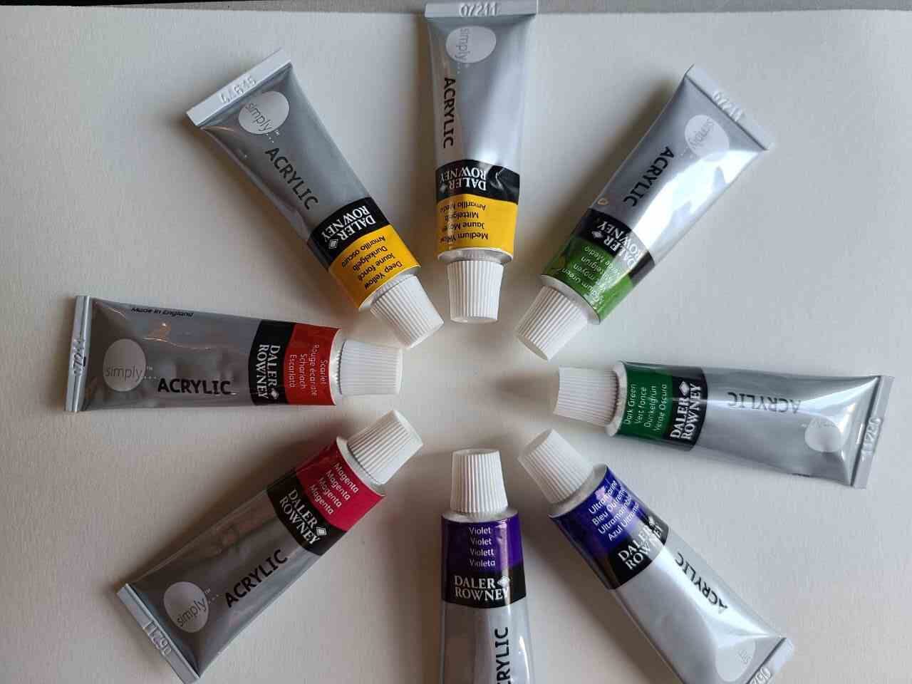 daler rowney acrylic paint review 