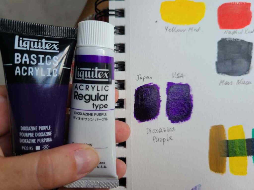 Liquitex Basics Acrylic Paint Dioxazine Purple 4 oz