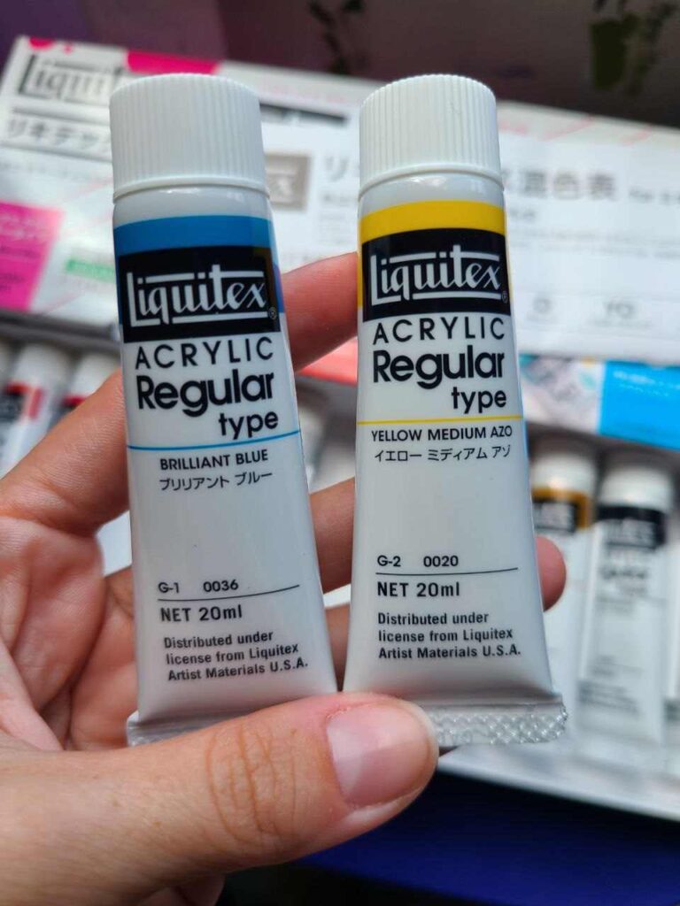 liquitex basics acrylic paint review tubes