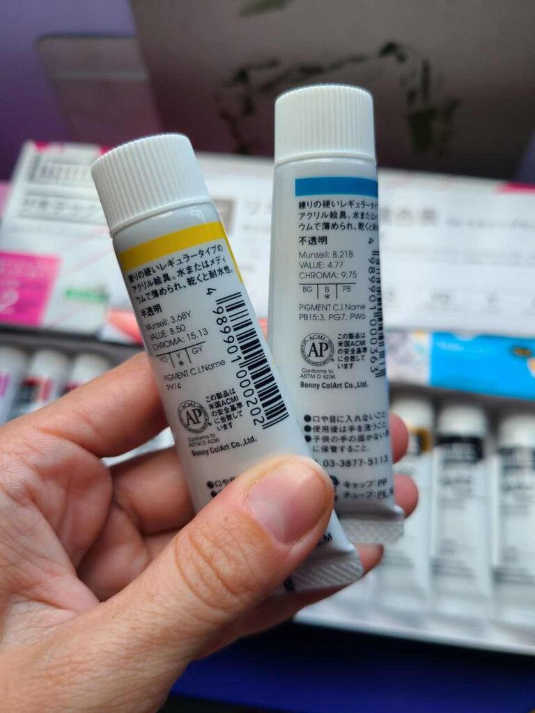 liquitex basics acrylic paint review tubes