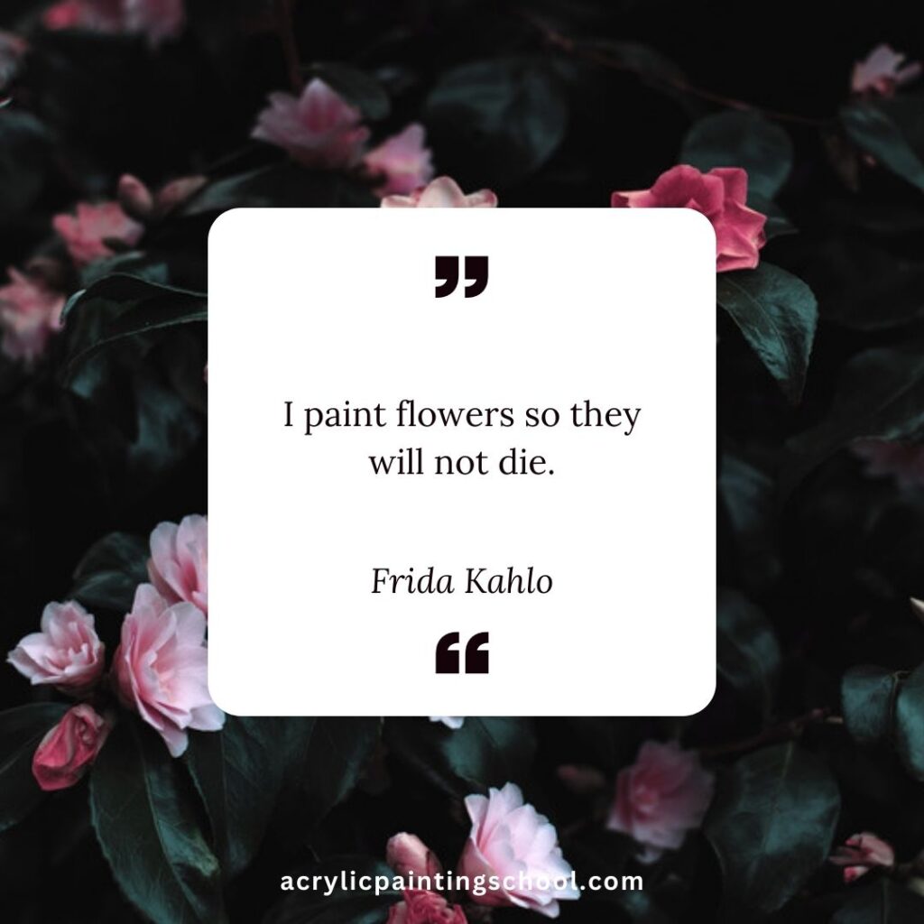 painting quotes for instagram kahlo