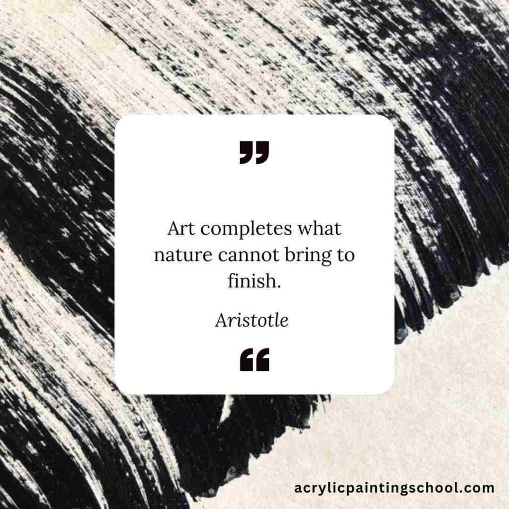 painting quotes for instagram aristotle