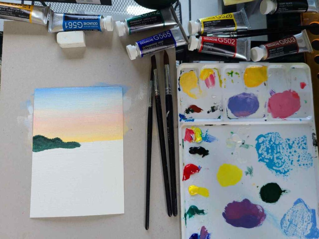 painting with gouache for beginners guide