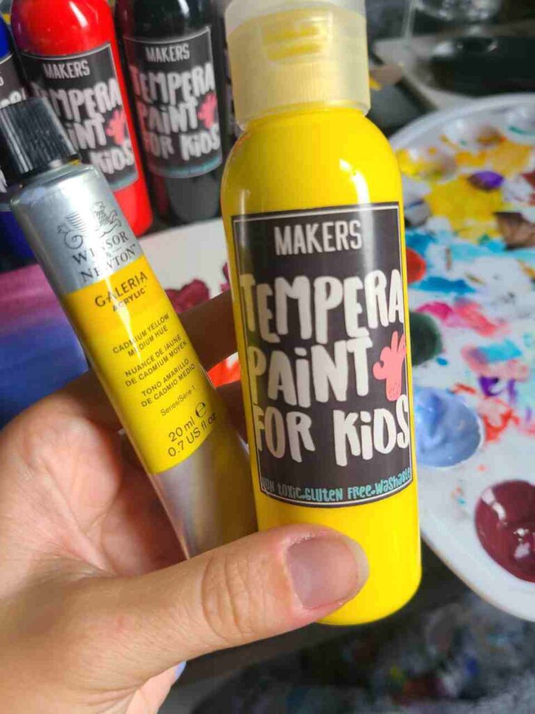 Tempera Paint Vs Acrylic