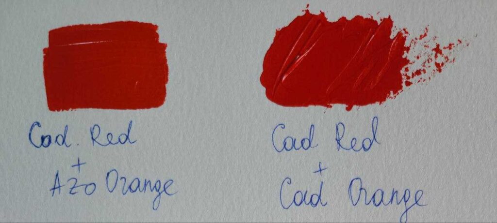What Does cadmium Red And Orange Make