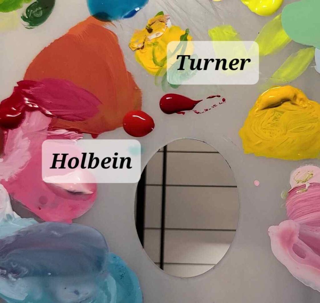 Turner Acryl Gouache Review consistency vs Holbein acryla