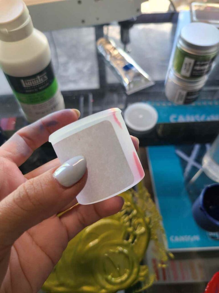 how to make acrylic paint and store it