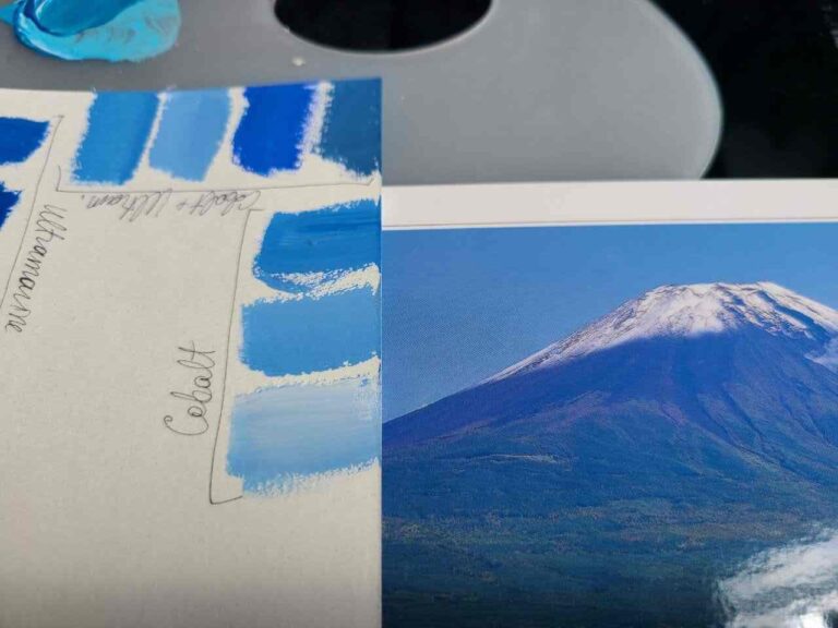 How To Make Sky Blue Colour To Match Real Sky (6 Blue Tested) | Acrylic ...