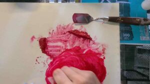 how to make acrylic paint step 3