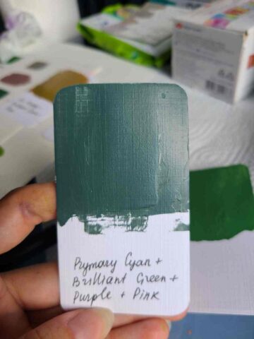 What Color Do Pink And Green Make? From Grey To Purple (Swatches