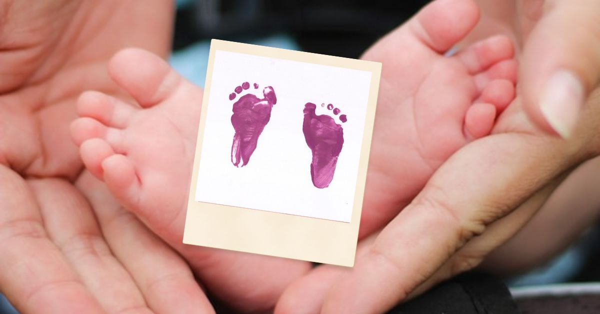 best paint for baby footprints and handprints
