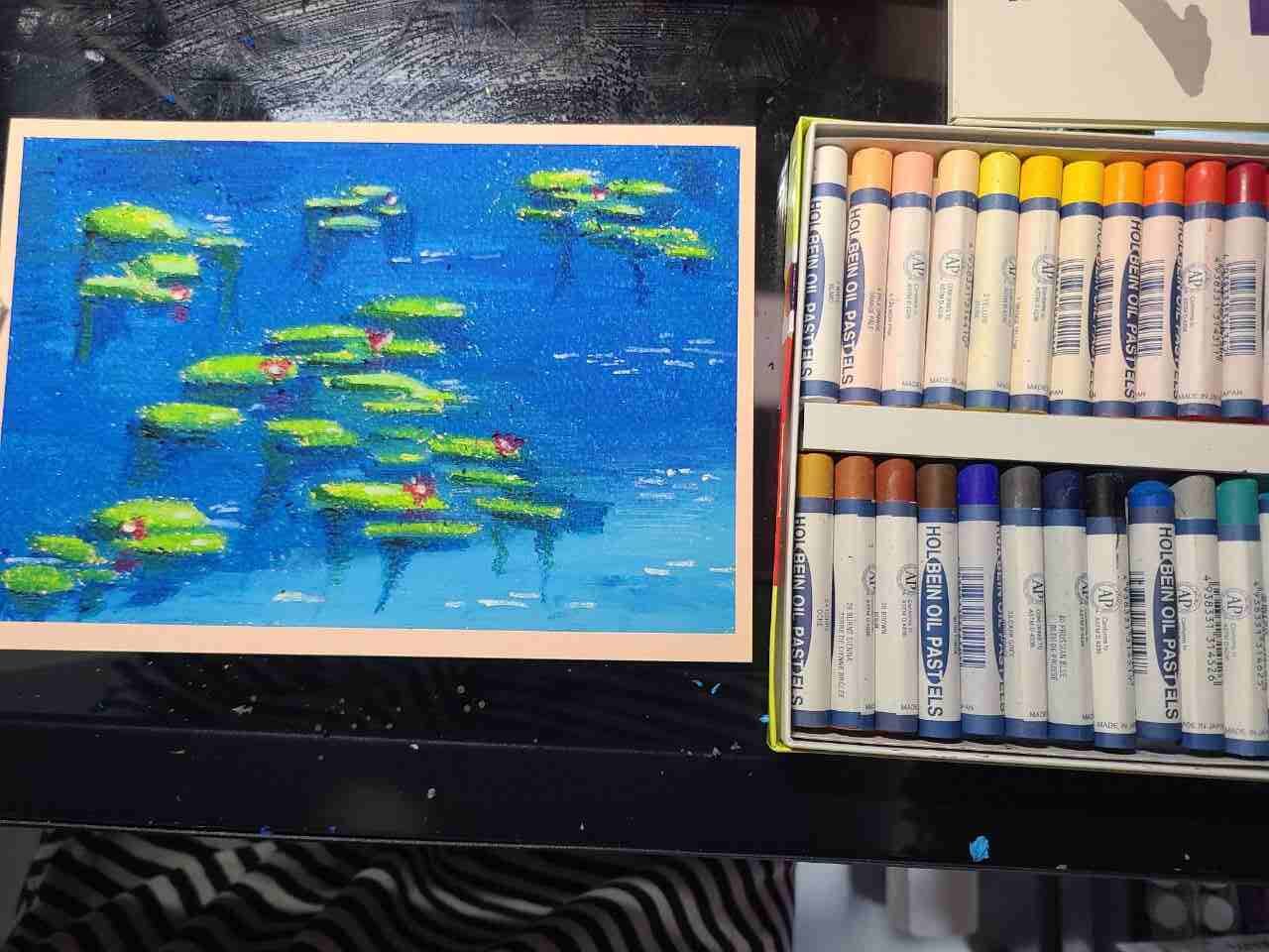holbein oil pastels review