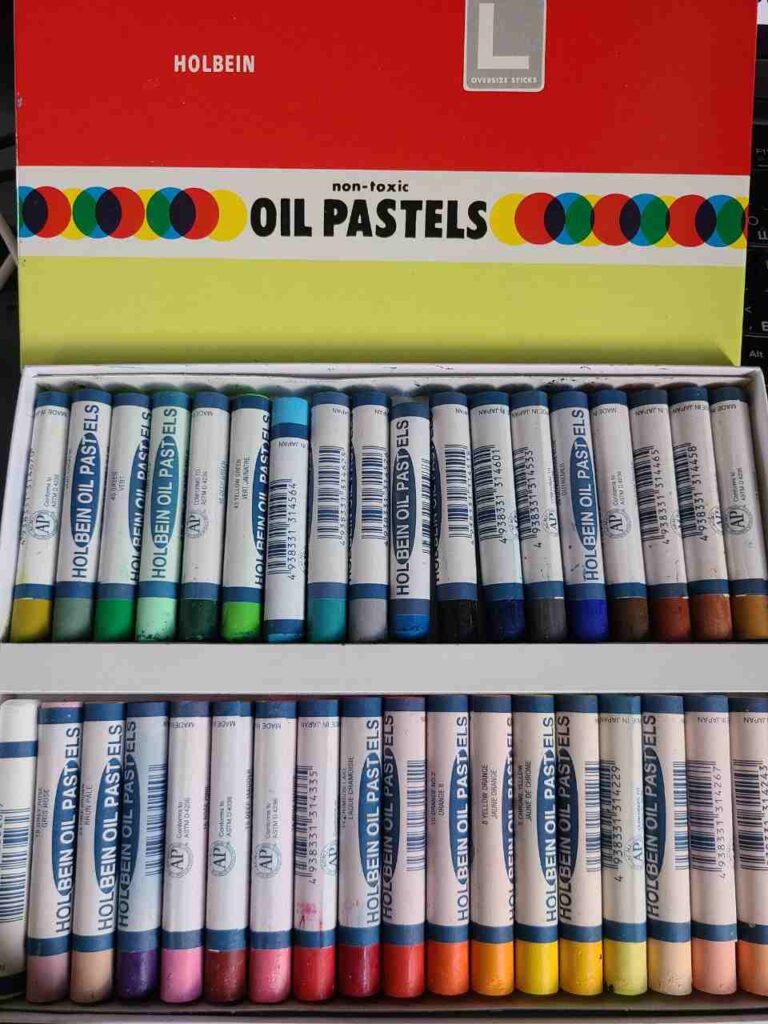 Holbein Oil Pastels Review colors