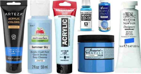 How To Make Sky Blue Color To Match Real Sky (6 Blue Tested) | Acrylic ...
