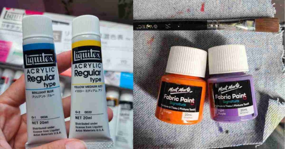 how-to-turn-acrylic-paint-into-fabric-paint-without-medium-acrylic