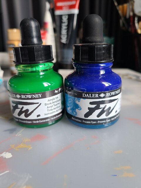 Daler Rowney Acrylic Ink Review