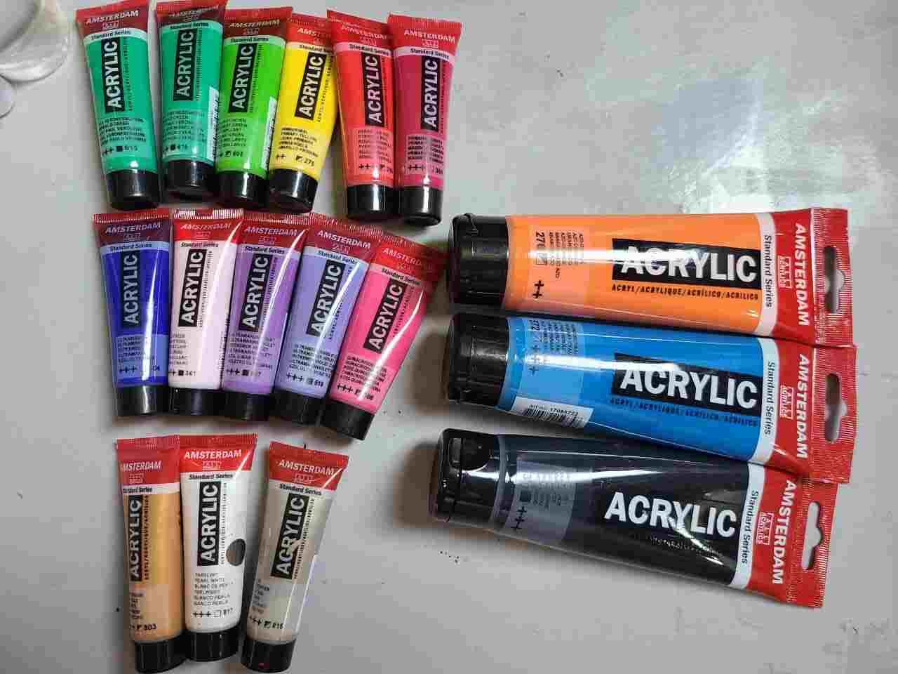 Amsterdam Acrylic Paint Review