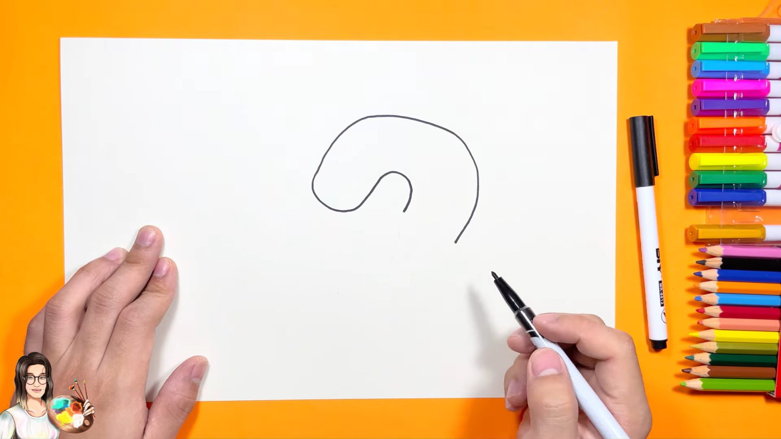 How to Draw a Candy Cane | Acrylic Painting School