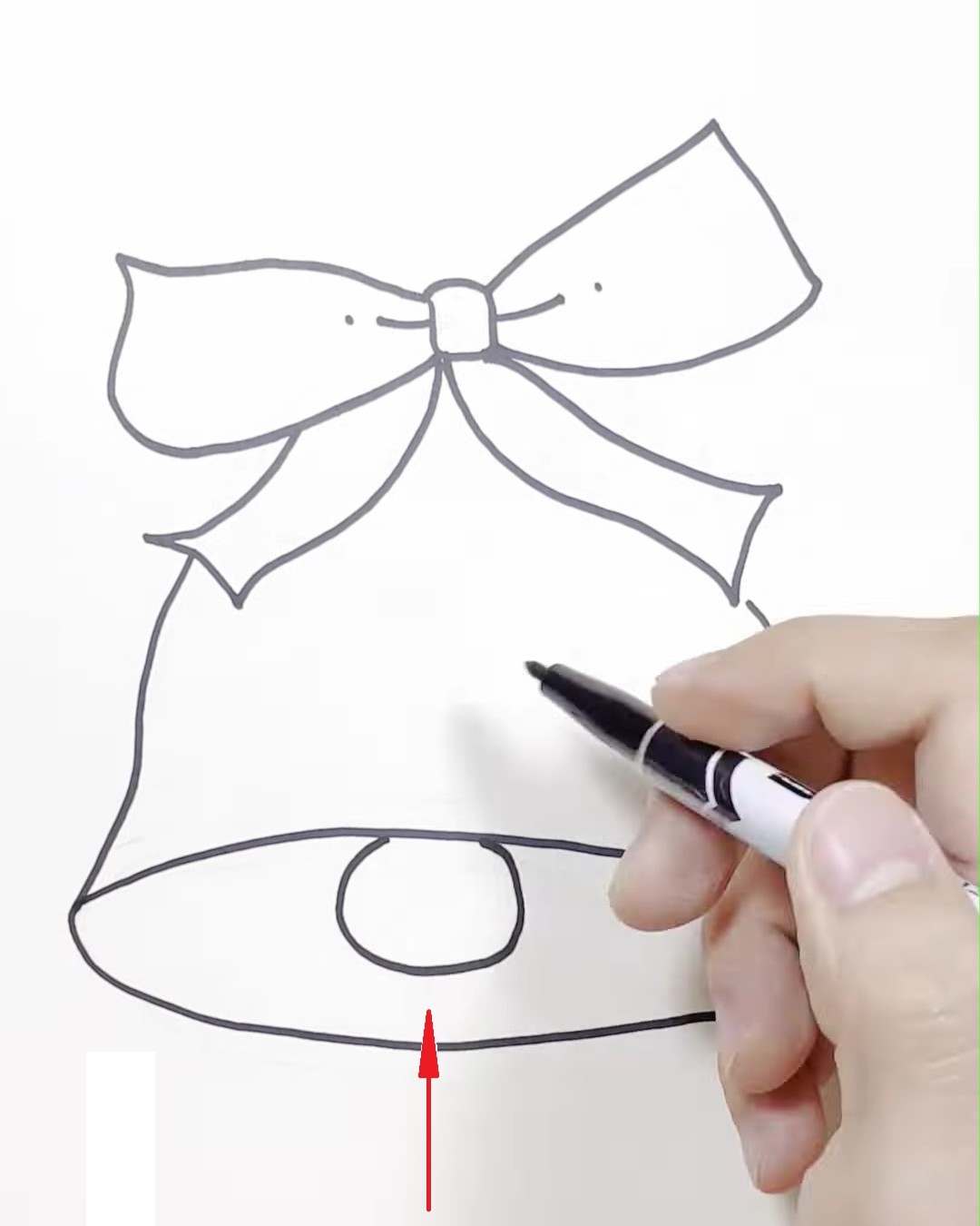 How to Draw A Christmas Bell | Acrylic Painting School