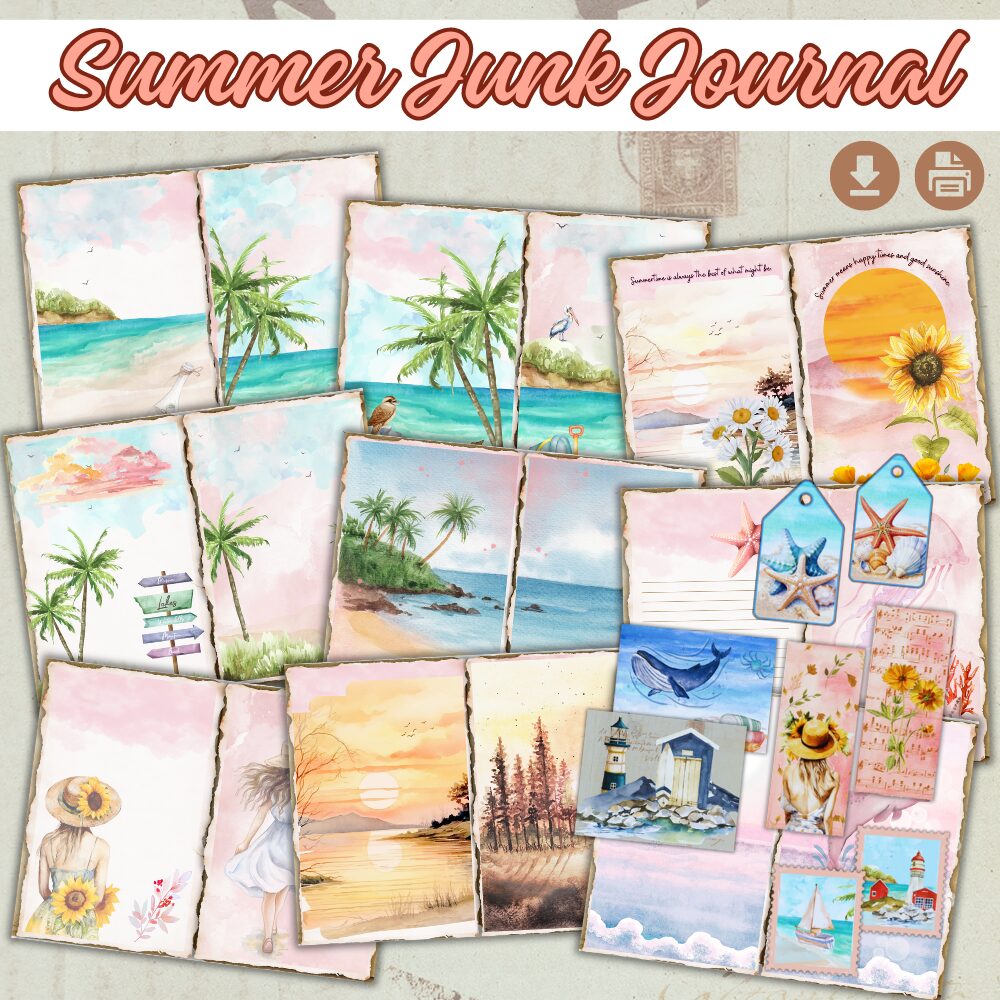 summer junk journal