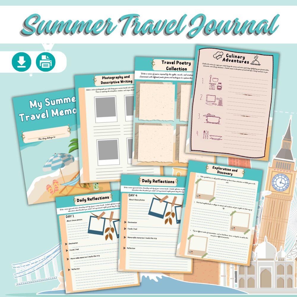 Travel Journal For Teens