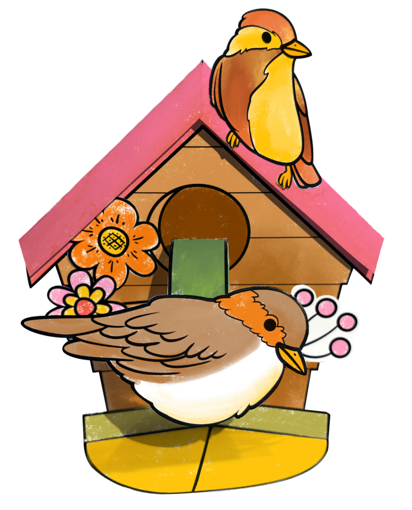 birdhouse paper craft