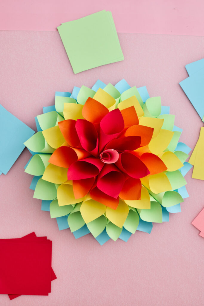 summer flower wreath idea