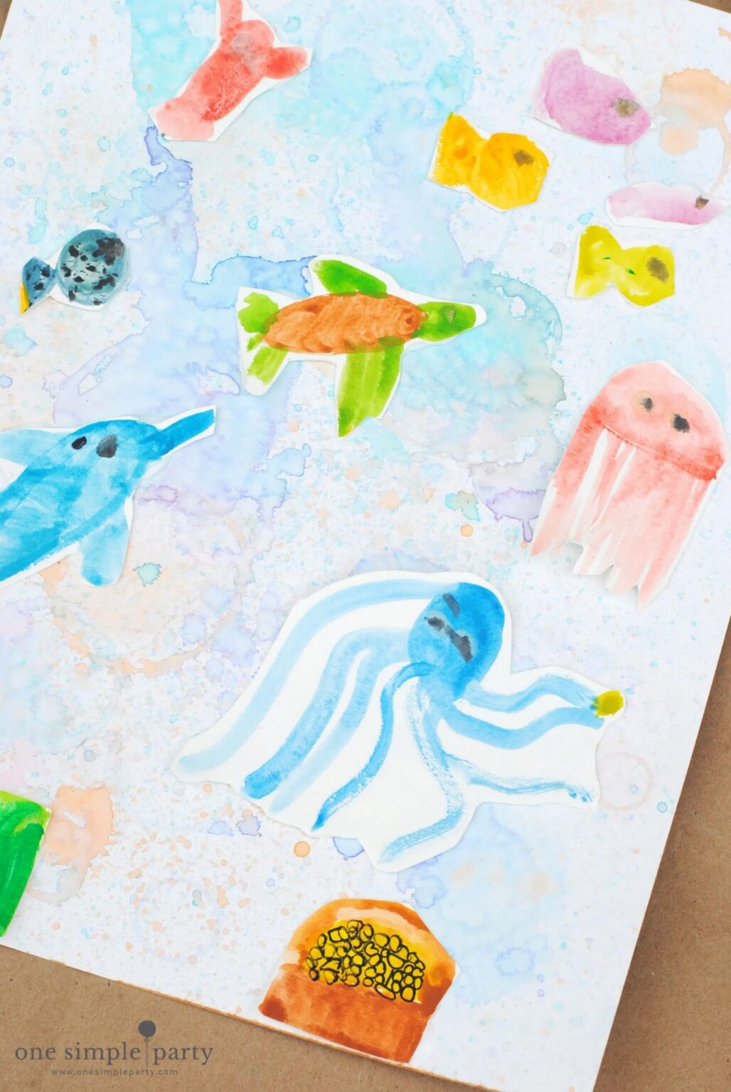 40+ Under The Sea Crafts For Kids | Acrylic Painting School
