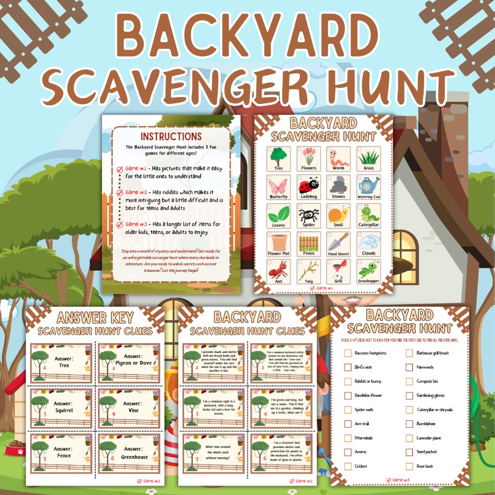 backyard scavenger hunt