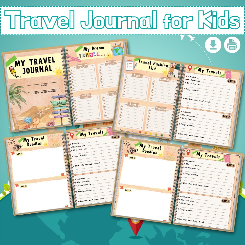 Travel Journal For Kids