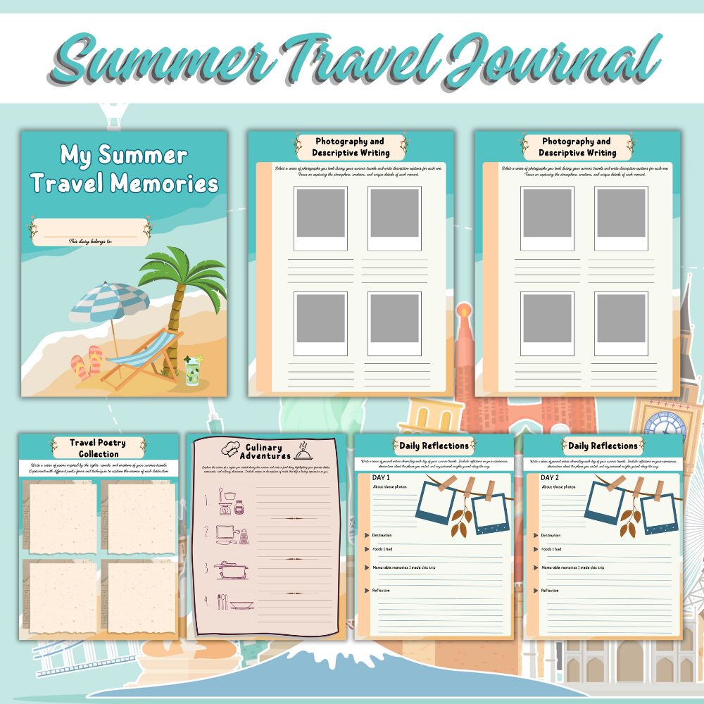 printable Travel Journal For Teens