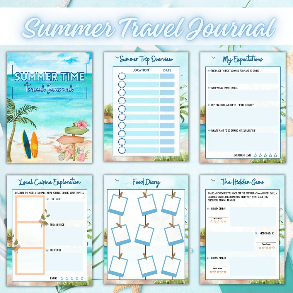 Travel Journal For Adults