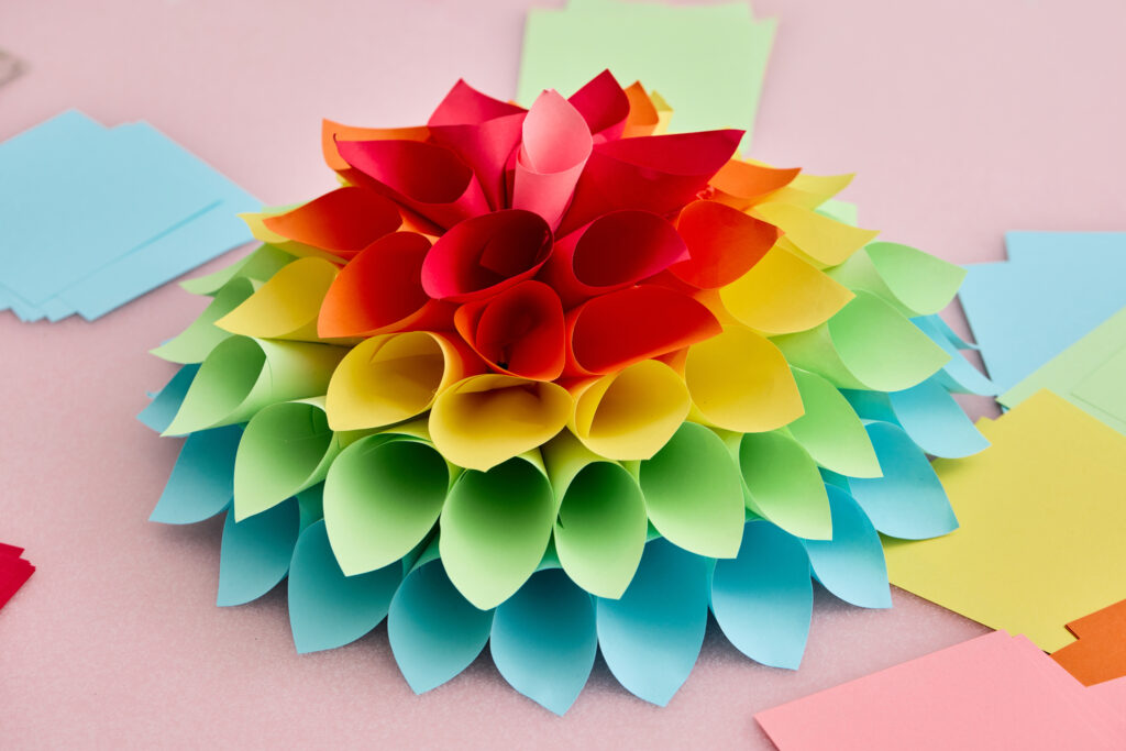 flower wreath craft