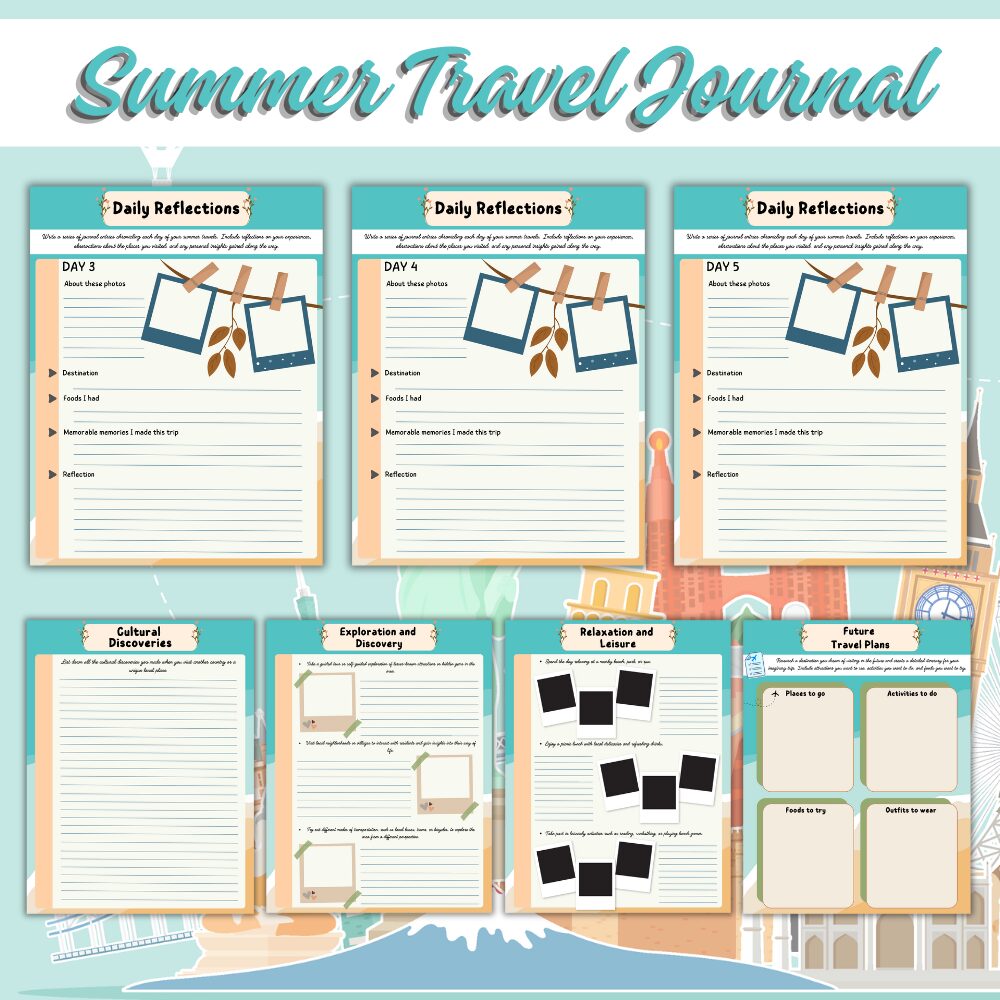 Travel Journal For Teenagers