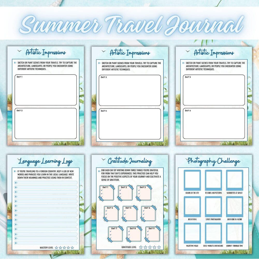 DIY Travel Journal For Adults